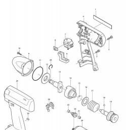 Makita 6915D spare parts