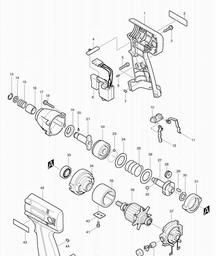 Makita 6916D spare parts