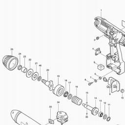 Makita 6931D spare parts
