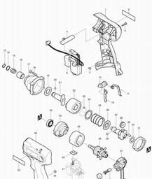 Makita 6932FD spare parts