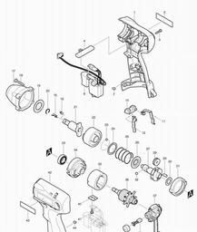 Makita 6934FD spare parts