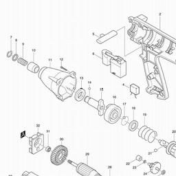 Makita 6951 spare parts