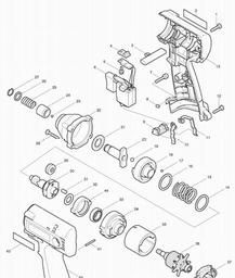Makita 6990D spare parts