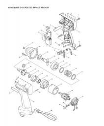 Makita 6991D spare parts