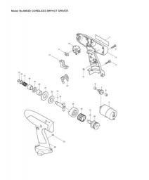 Makita 6993D spare parts