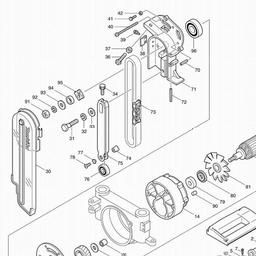 Makita 7104L spare parts