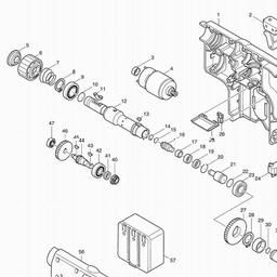 Makita 8015D spare parts