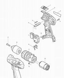 Makita 8381D spare parts