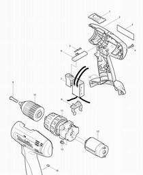 Makita 8390D spare parts