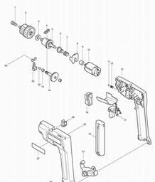 Makita 8402VD spare parts