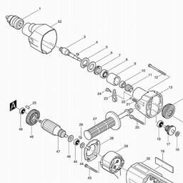 Makita 8406 spare parts