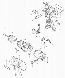 Makita 8413D spare parts