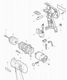 Makita 8433D spare parts