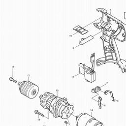 Makita 8443D spare parts