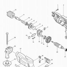 Makita 8451 spare parts