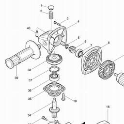 Makita 9015B spare parts