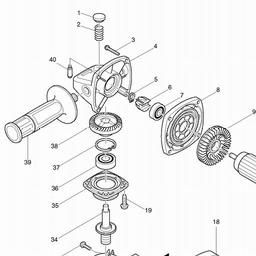 Makita 9016B spare parts