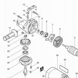 Makita 9027 spare parts