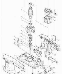 Makita 9036 spare parts