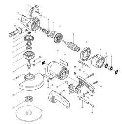 Makita 9037S spare parts