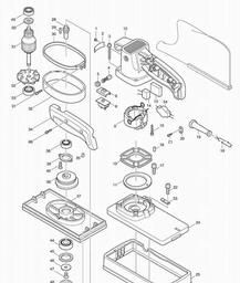Makita 9045N spare parts