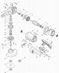 Makita 9047 spare parts