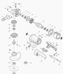 Makita 9067 spare parts