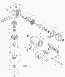 Makita 9069 spare parts