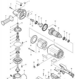 Makita 9077S spare parts