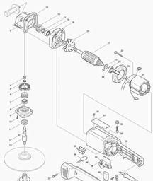 Makita 9207SPB spare parts