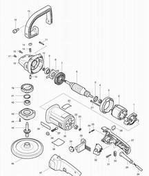 Makita 9227CB spare parts