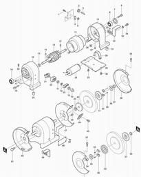Makita 9308 spare parts