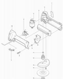 Makita 9500D spare parts
