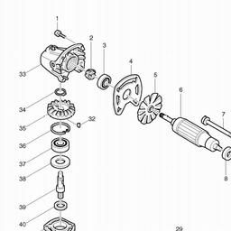 Makita 9503BH spare parts