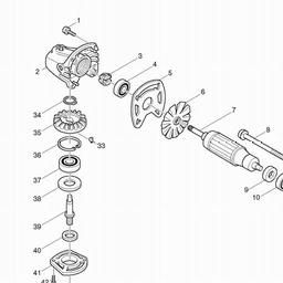 Makita 9505BH spare parts