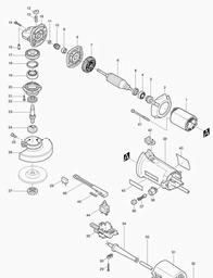 Makita 9520NB spare parts