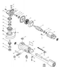 Makita 9525NB spare parts