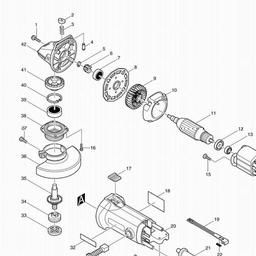 Makita 9528NB spare parts