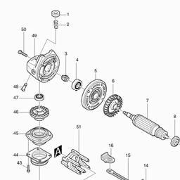 Makita 9541 spare parts