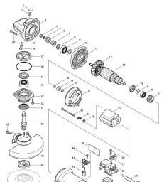 Makita 9562CH spare parts