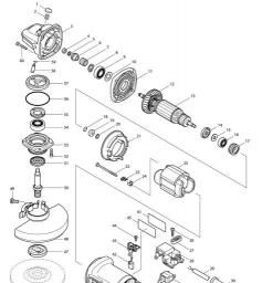 Makita 9562CR spare parts