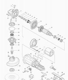 Makita 9564P spare parts