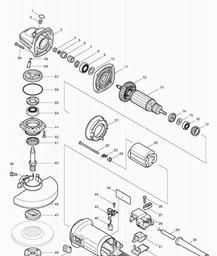 Makita 9565H spare parts