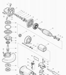 Makita 9565 spare parts