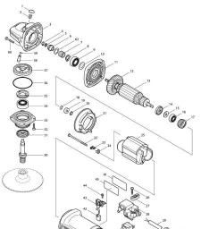 Makita 9565CLR spare parts