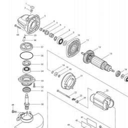 Makita 9565CR spare parts
