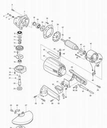 Makita 9609B spare parts