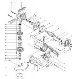 Makita 9609HB spare parts