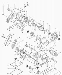 Makita 9900B spare parts