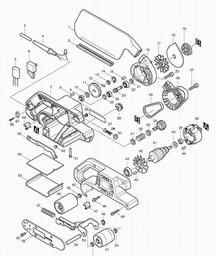 Makita 9901 spare parts